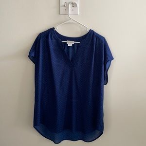 Business Casual Blue Blouse